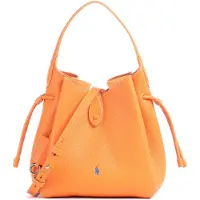 Ralph Lauren for woman. 428978571005 Orange Polo Play sack bag (OSFA), Casual, Leather