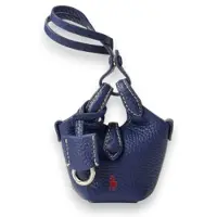 Ralph Lauren for woman. 427P17791005 Marine leather Polo Play charm for bag (OSFA), Casual, Navy