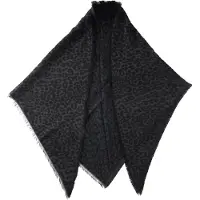 Lala Berlin Huivi - 148x60 - Leo Jacquard Grey Black - - OneSize - Huivit