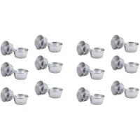 Tlily 24 Pieces Individual Molds Pudding Molds Cups Chocolate Molten Pans Non-Stick Cupcake Cake Cookie Pudding Mold