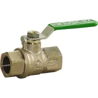 Pettinaroli F x f heavyduty fullway ball valve Vihreä steel lever tea t
