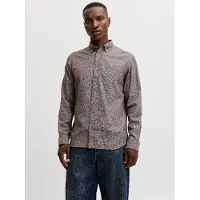 Jack & Jones Paita 'JPRBLUHarvey' meleerattu ruskea