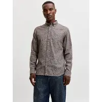Jack & jones Paita 'JPRBLUHarvey' meleerattu ruskea