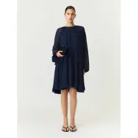 Y.A.S Yasmilva Ls Dress S. Noos - Navy - 42