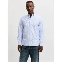 Jack & Jones Jjeharvey Oxford L/S Shirt Noos - Blue - XL