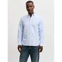 Jack & Jones Paita 'JPRBLUHARVEY' laivastonsininen / vaaleansininen / valkoinen