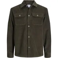 Jack & Jones Jjeregent Cord Overshirt Ls Sn - Khaki green - M