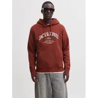 Jack & Jones Collegepaita 'JJEDenver' safiiri / tummanpunainen / valkoinen