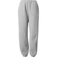Nike Housut 'Studio Fleece' meleerattu harmaa