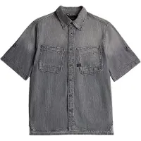 G-Star Slanted Double Pocket Shirt - Grey - Men