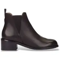 Wonders for woman. D-2102_5511_5792 Crepe Leather Ankle Boots 02 Black (37), 3 to 5 cm, None, Casual