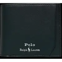 Ralph Lauren for man. 405963228001 Soft leather wallet black (OSFA), Casual, Classic