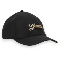 GUESS for woman. AW5616POL01 Black nylon baseball cap (OSFA), Casual, Polyester