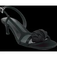 ROTATE for woman. 116747100 Knot Satin Sandals black (37), Fabric, 3 to 5 cm, None, Casual, Party