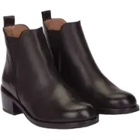 Wonders for woman. D-2102_5511_5792 Crepe Leather Ankle Boots 02 Black (39), 3 to 5 cm, None, Casual
