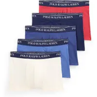 Ralph Lauren Bci Cotton/Elastane-5Pk-Trn - Blue - M