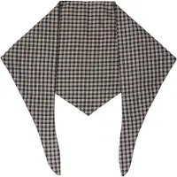 Object Objolivia Padded Checked Scarf 146 - Grey - ONE SIZE