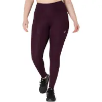 Asics Women's Road High Waist Tight Dark Aubergine Urheiluhousut XS
