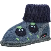 Haflinger Tossu - Hüttenschuh Blaubeere - Taubenblau - - 29 - Tossut