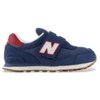 New Balance unisex for kids. P515V1_KL 515 Hook & Loop trainers, blue (34.5 W), Flat, Velcro, Sport, Navy, children's fashion