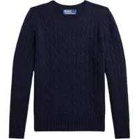 Ralph Lauren for boy. 323958134002 Navy cable-knit cashmere sweater ((M) 8/9años= 140/149cm), Casual, Classic, Kashmir, Long sleeve, ch