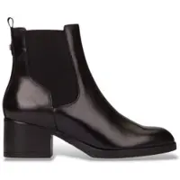 Wonders for woman. G-6252_2763_5792 Santafé 52 Black Leather Ankle Boots (40), 3 to 5 cm, None, Casual
