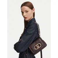 Liu Jo for woman. AF6269-E1166 Small eggplant LaPuffy Bag (OSFA), Casual, Maroon, Polyester