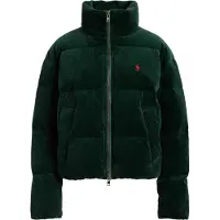 Ralph Lauren for woman. 211B20376002 Down-padded corduroy jacket in green (S), Casual, Cotton