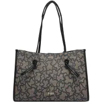 Tous for woman. 2002436944 Kaos Icon XL Shopper bag black (OSFA), Casual, Fabric
