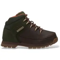 Timberland unisex for kids. TB0A5SRAAFK1 Brown Euro Sprint leather boots (31), Flat, Laces, Casual, Outdoor, children's fashion