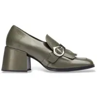 Wonders for woman. H-6401_1960_306 Leather Loafers Victoria 01 Green (39), 5 to 8 cm, None, Casual, Classic
