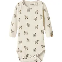 Lil´ Atelier Nbmgavo Eko Ls Slim Body Lil - Cream - 62