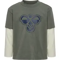 Hummel Hmlmini Loose Layer T-Shirt L/S - Grey - 92