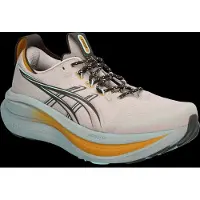 Asics Juoksukengät 'GEL-NIMBUS 28 TR' tummabeige / turkoosi / antrasiitti / oranssi