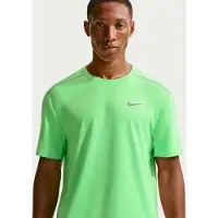 Nike Juoksu-t-paita Dri-fit Miler Uv - Illusion Green/heijastava Hopea, koko X-Large
