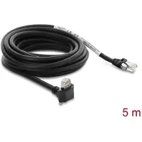 DeLOCK GigE Kamera Kab. RJ45 St > St 90° Cat.6 S/FTP 5m schw (80965)