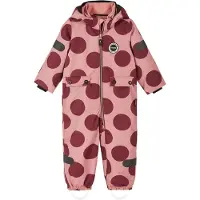 Reima Kids' Waterproof Overall Marte Mid Rose Blush-Aop 92