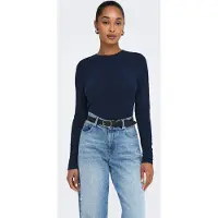 ONLY Onlbamboo L/S O-Neck Top Jrs - Navy - XL