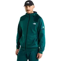 The North Face M Mountain Athletics Full Zip Fleece 2.0 - Green - XL