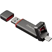 Intenso 3850460, 1 TB, USB Type-A / USB Type-C, 3.2 Gen 1 (3.1 Gen 1), 500 MB/s, Antrasiitti