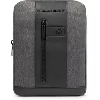 Piquadro Brief Crossbody-laukku 21 cm Harmaa