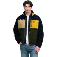Superdry Colour Block Retro Fleece Kokovetoketjullinen Collegepaita