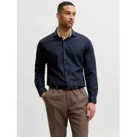 Jack & Jones Jprblaparker Detail L/S Shirt Sn - Navy - L