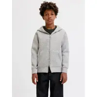 Jack & jones Junior Collegetakki 'JCOLEGACY' meleerattu harmaa