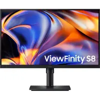 Samsung S80HF, 68,6 cm (27"), 5120 x 2880 pikseliä, 5K Ultra HD, LCD, 5 ms, Musta (LS27H804EFAXEN)