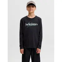 Jack & jones Jjtom Tee Ls Crew Neck Jnr - Black - 164