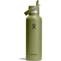 Hydroflask 21 Oz Standard Flex Straw Cap Pullo vihreä