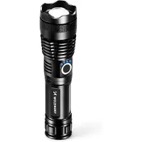 Wozinsky WLT-15W 15W 1500lm CREE IP65 Tactical Flashlight with Adjustable Beam - Black