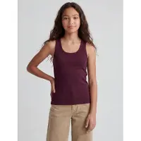 JJXX Kids Jxfrida Sl U-Neck Top Jrs Noos Grl - Burgundy - 152