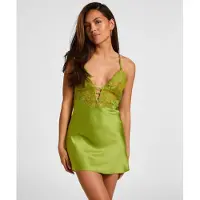 Hunkemoller Sd Satin Lace Zara - Green - M